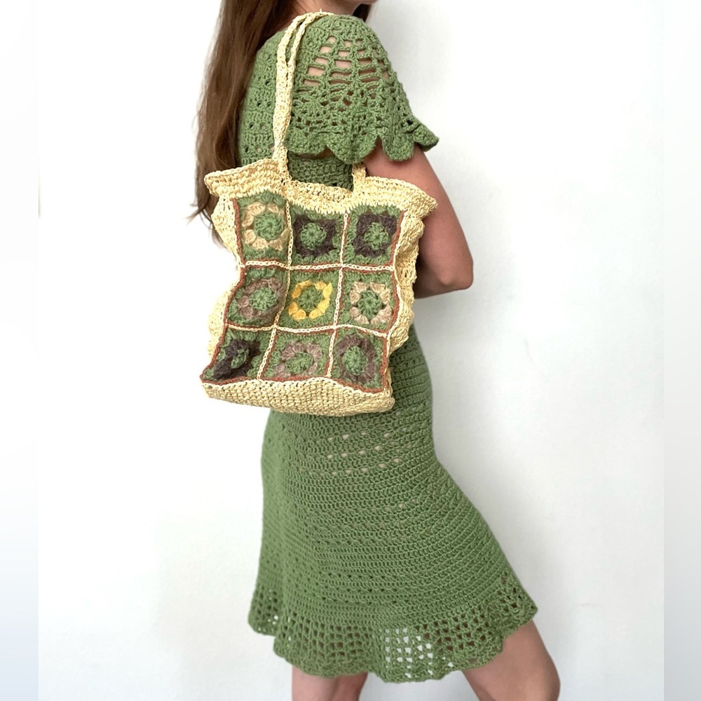 NEW Boho Raffia Summer Beach Bag